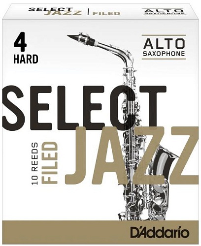 Rico RSF10ASX4H Select Jazz Filed    ,  4,  (Hard), 10 