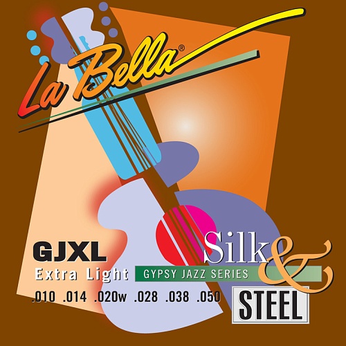 La Bella GJXL-B Gypsy Jazz Extra Light      10-50 LaBella